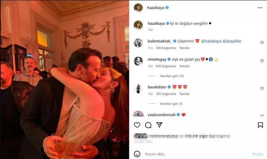 Hazal Kayadan eşi Ali Atayın doğum gününde aşk dolu paylaşım