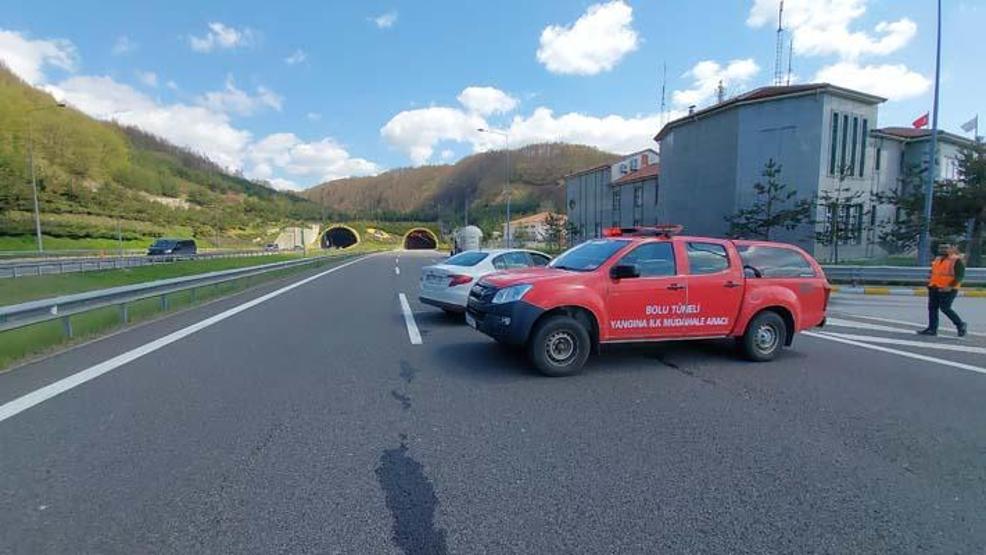 Son dakika haberi Bolu Dağı Tüneli kaza nedeniyle ulaşıma kapatıldı