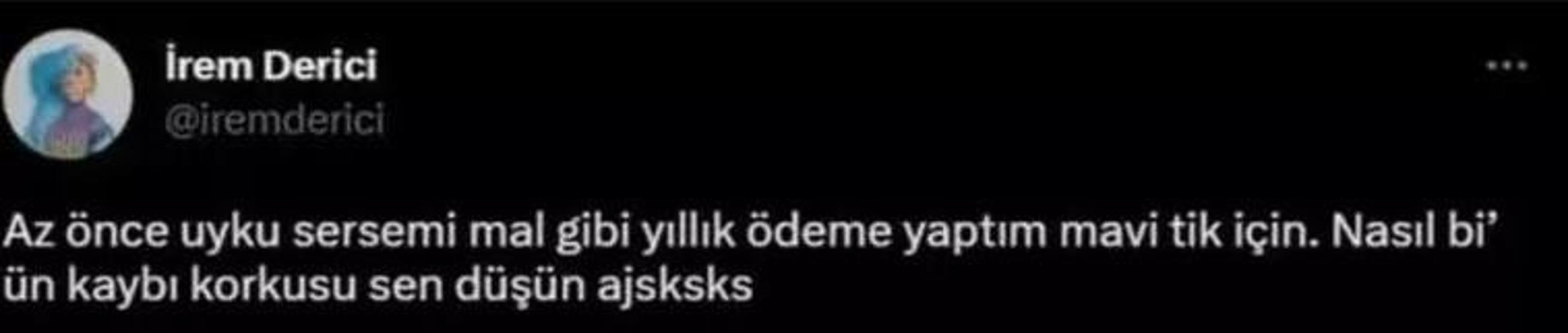 İrem Derici, Elon Muska isyan etti