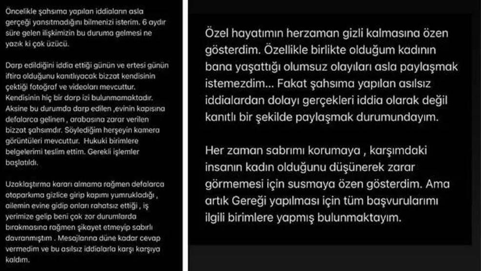 Batuhan Karacakaya: Ailem de kadına şiddet olmadığının farkında