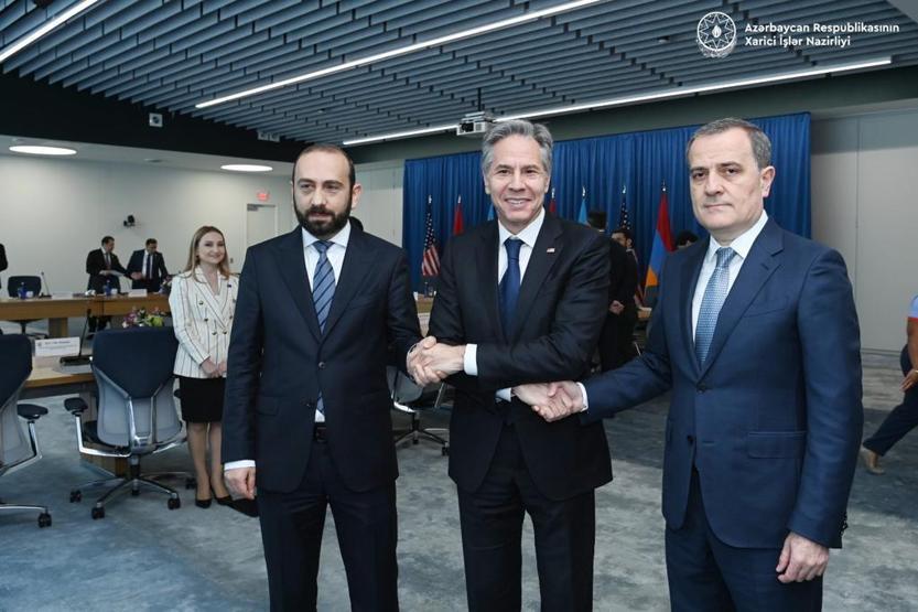 Azerbaycan ve Ermenistan Dışişleri Bakanları ABDde bir araya geldi