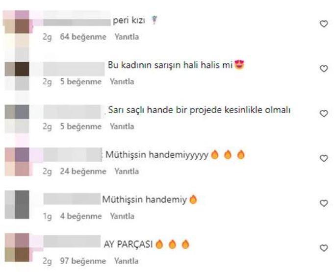 Hande Erçelden bambaşka imaj ve tarz