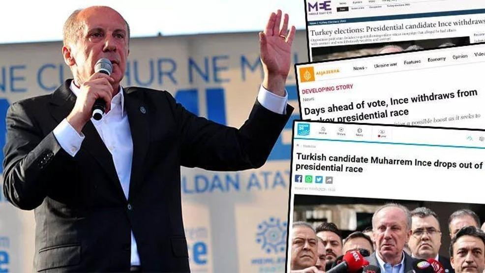 Muharrem İncenin adaylıktan çekilme kararı dış basında böyle yankılandı