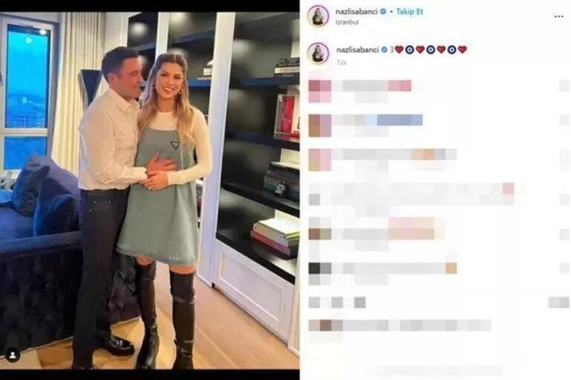 Nazlı Sabancıdan yeni hamilelik pozları Beğeni topladı