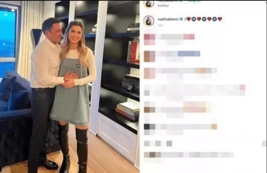 Nazlı Sabancının ayakları olay oldu