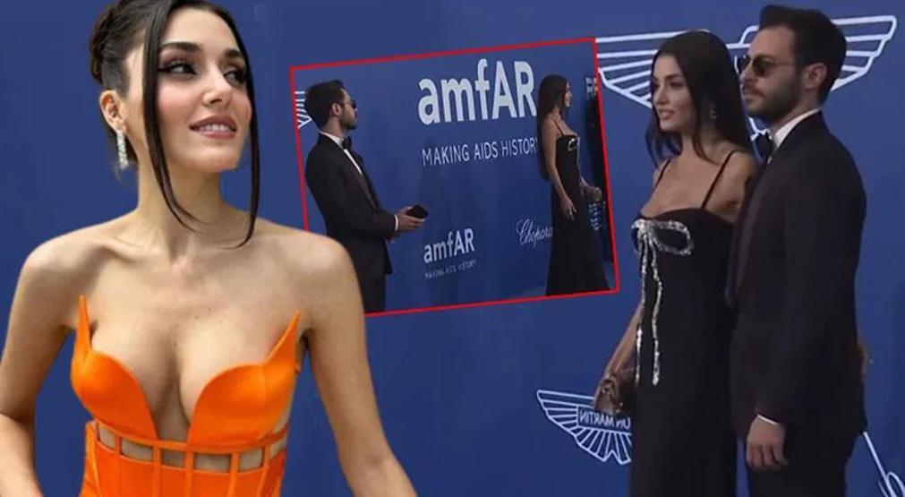 Hande Erçel ile Hakan Sabancı el ele poz verdi
