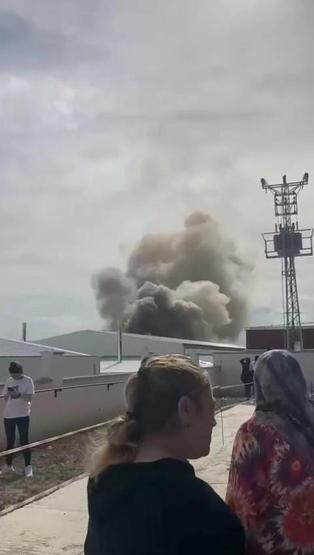 Amasya’da fabrikada yangın: 8 işçi hastaneye kaldırıldı
