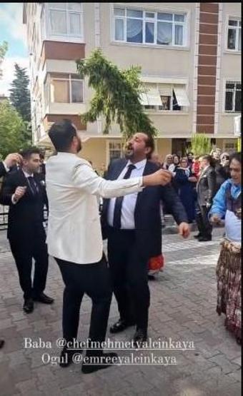 Mehmet Şefin mutlu günü... Oğlunu evlendirdi