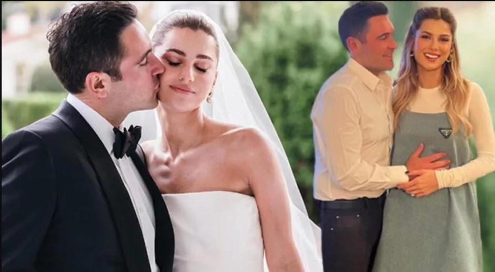 Nazlı Sabancının karnı burnunda