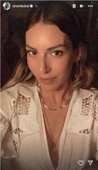 Sinem Kobaldan makyajsız paylaşım
