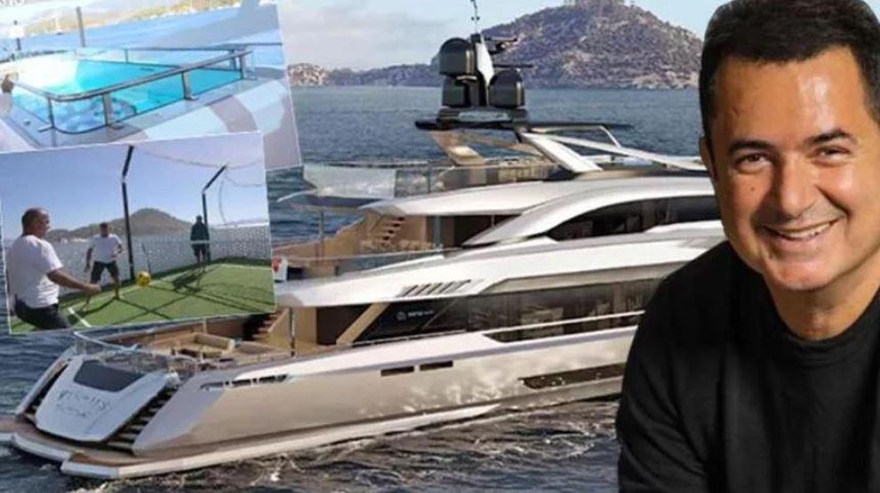 468 milyon liralık yatta özel kutlama... Acun kimler ağırladı