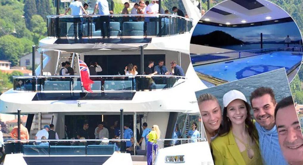 468 milyon liralık yatta özel kutlama... Acun kimler ağırladı