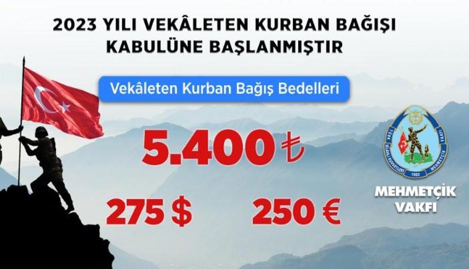 Kurban bağışı fiyatları 2023 Diyanet, LÖSEV, Kızılay, İHH ve Mehmetçik Vakfı kurban bağış bedeli