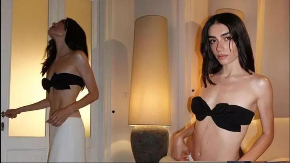 Hazar Ergüçlü cesur kombiniyle geceye damga vurdu