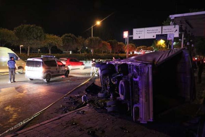 İzmir’de öldüren yarış: 1 ölü, 1i bebek 2 yaralı