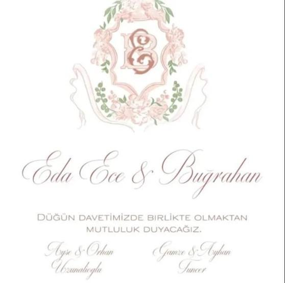 Eda Ecenin düğün davetiyesi ortaya çıktı Davetiyedeki o detay dikkat çekti
