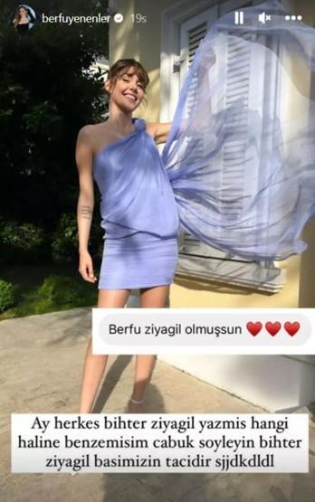 Berfu Yenenlerin tarzı Bihter Ziyagile benzetildi