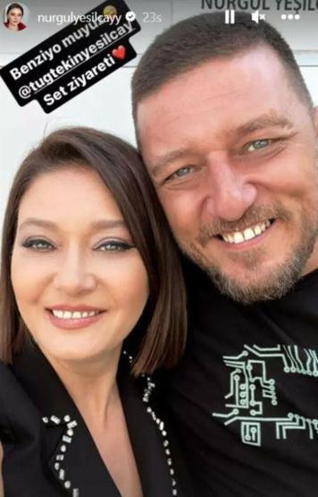 Nurgül Yeşilçay kardeşini paylaştı