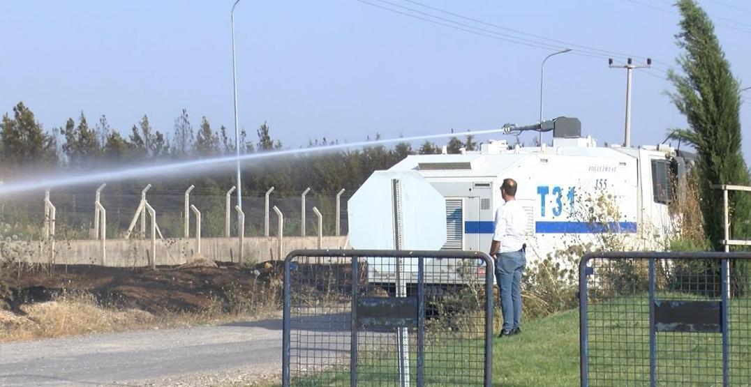Diyarbakır Havalimanı yanındaki ormanda yangın