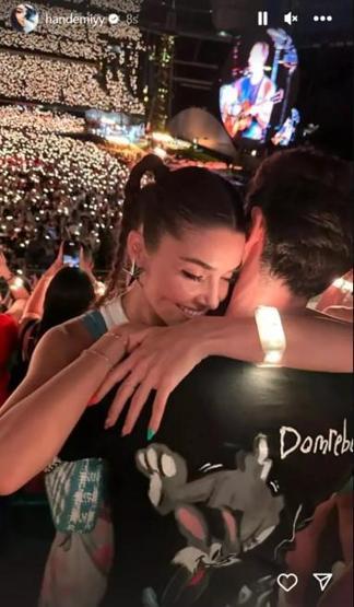 Hande Erçel ile Hakan Sabancıdan ilk paylaşım geldi