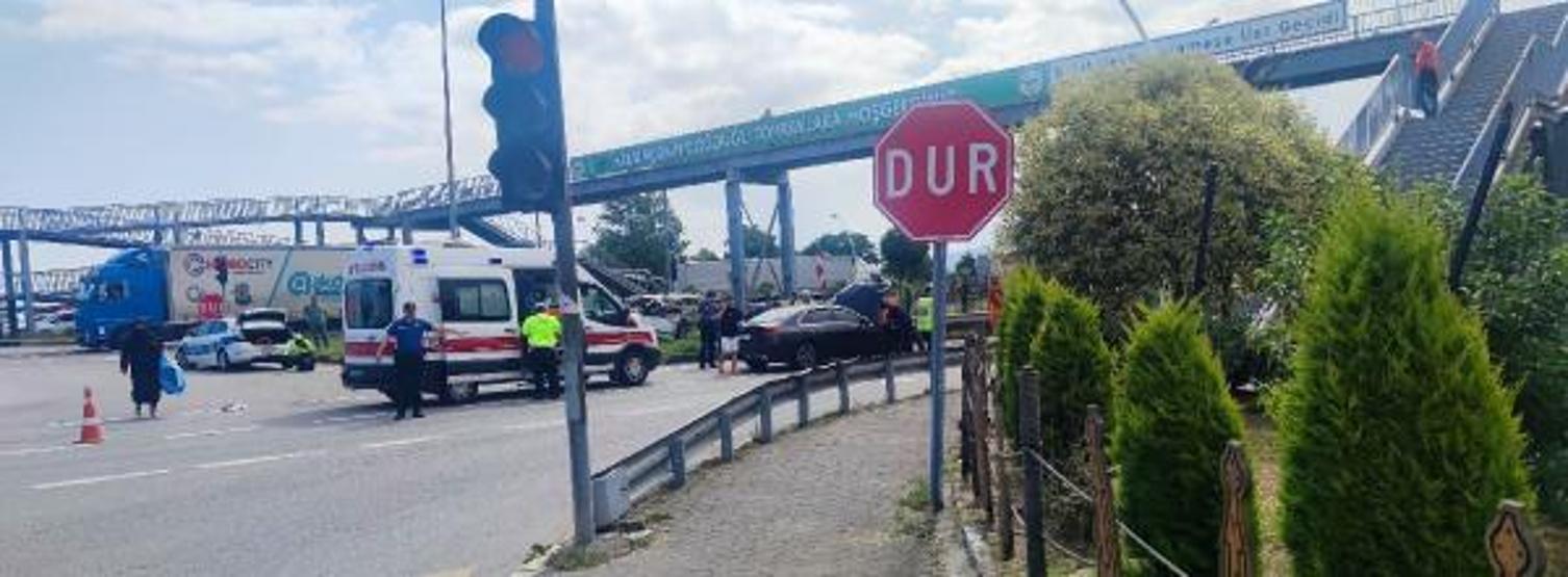 Galatasaraylı Barış Alper Yılmaz kaza yaptı