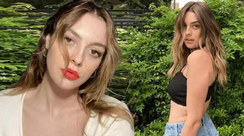 Melis Sezenden havuz başında poz