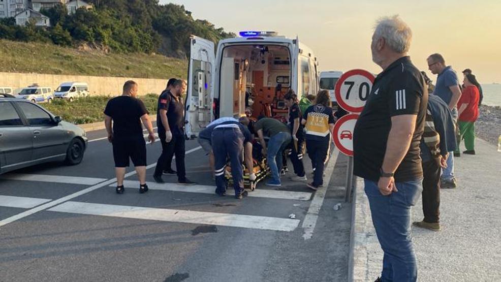 Asker uğurlama konvoyunda kaza: Araç taklalar attı, 4 kişi yaralandı