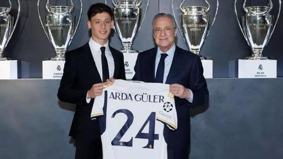 Arda Gülerin Real Madriddeki forma numarası belli oldu