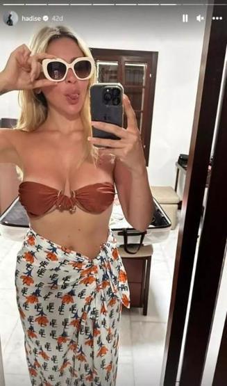 Hadisenin bikinili pozuna yorum yağdı