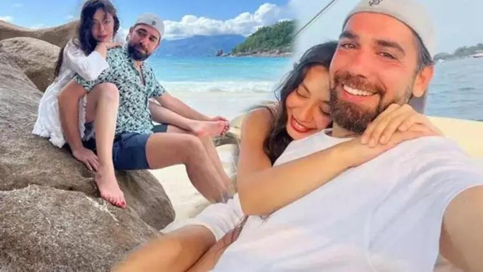 Neslihan Atagül ve Kadir Doğuludan yıl dönümü kutlaması