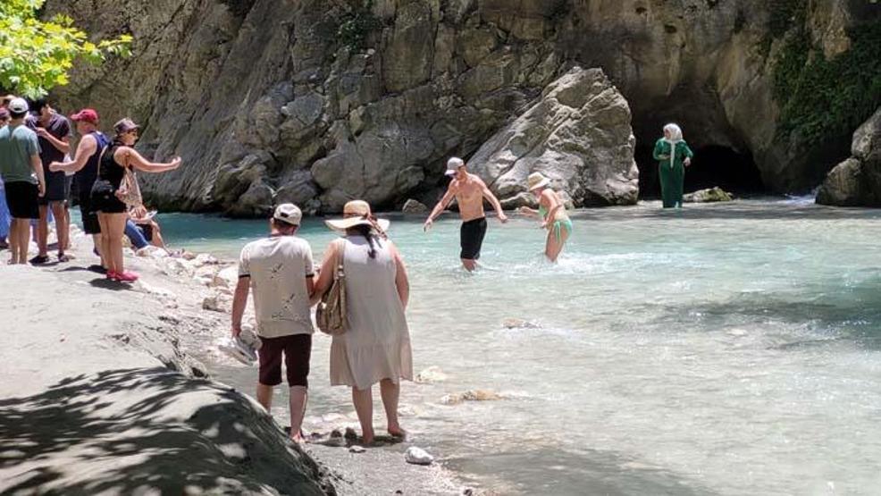 Saklıkent Kanyonu binlerce misafiri ağırlıyor