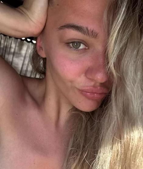Melisa Döngelden makyajsız paylaşım