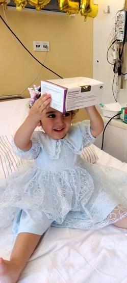 SMA ilacına kavuşan Asel bebek, yürümeye çok hevesli