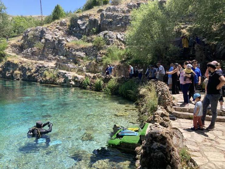 Dünyanın en berrak göllerinden biri Anadolunun saklı cenneti Dalış tutkunlarının vazgeçilmez adresi oldu