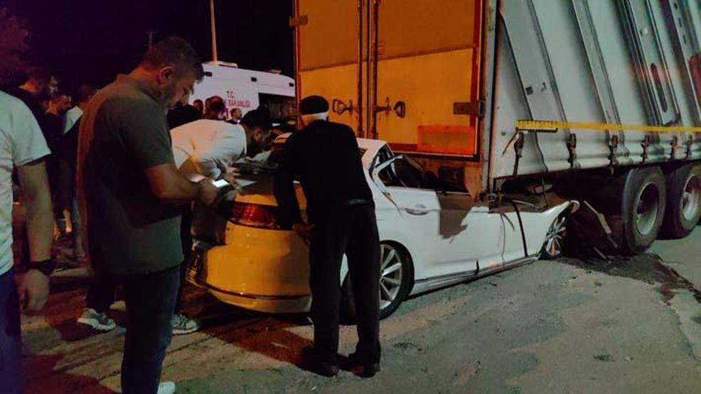 Acı tesadüf: TIR şoförü gözlerine inanamadı
