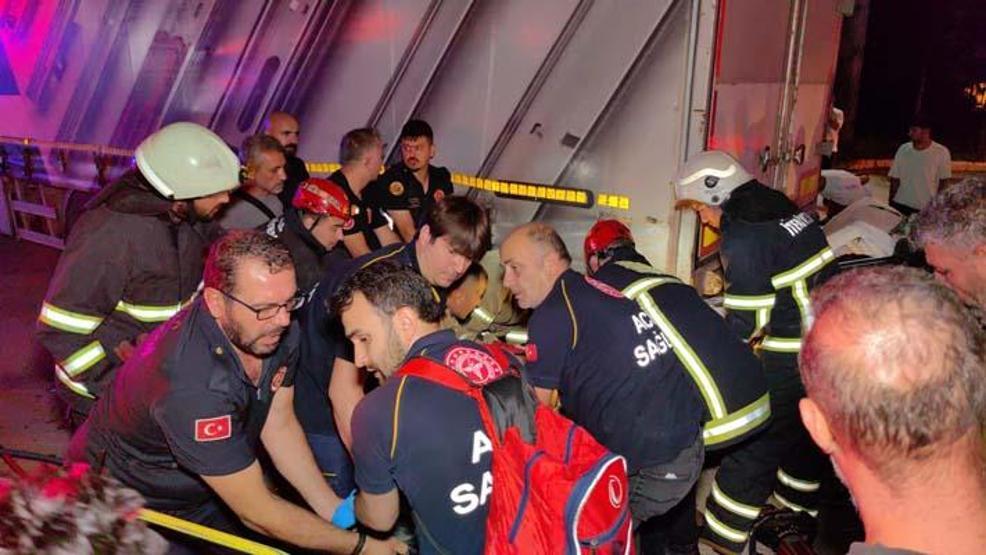 Acı tesadüf: TIR şoförü gözlerine inanamadı