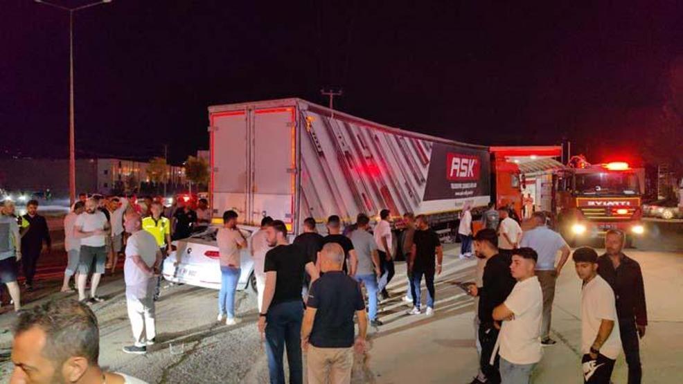 Acı tesadüf: TIR şoförü gözlerine inanamadı
