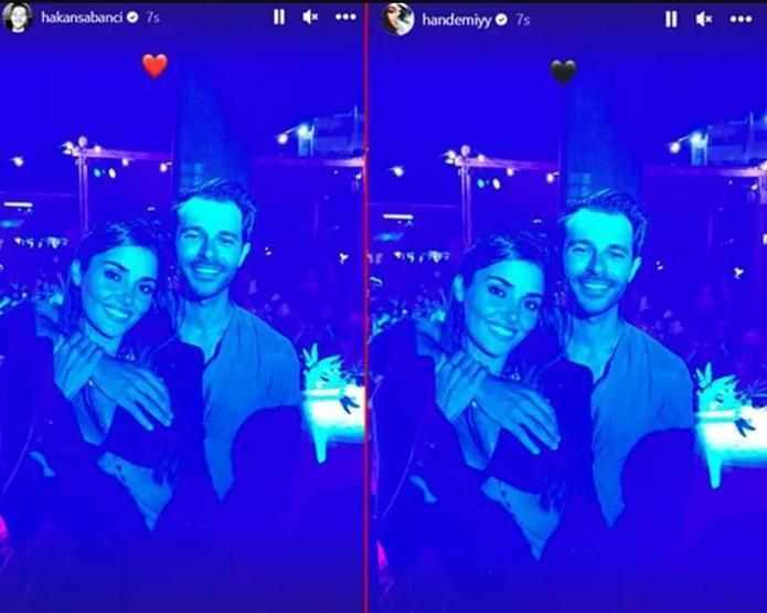 Hande Erçel ile Hakan Sabancı aşka geldi
