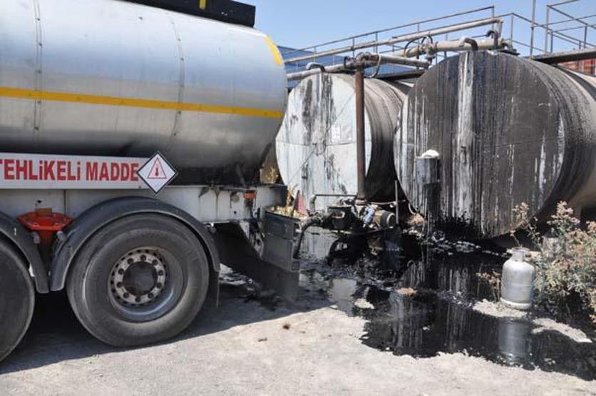 Tankerden boşaltılan sıcak zift işçilerin üzerine sıçradı; 3 ağır yaralı