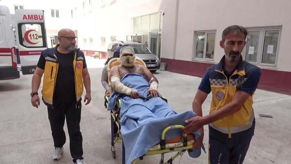 Tankerden boşaltılan sıcak zift işçilerin üzerine sıçradı; 3 ağır yaralı