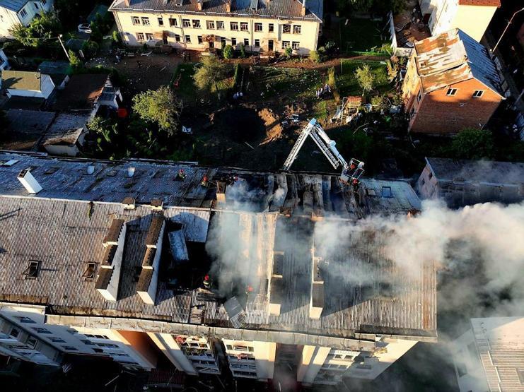 Ukrayna kentlerine geniş çaplı hava saldırısı: 3 ölü