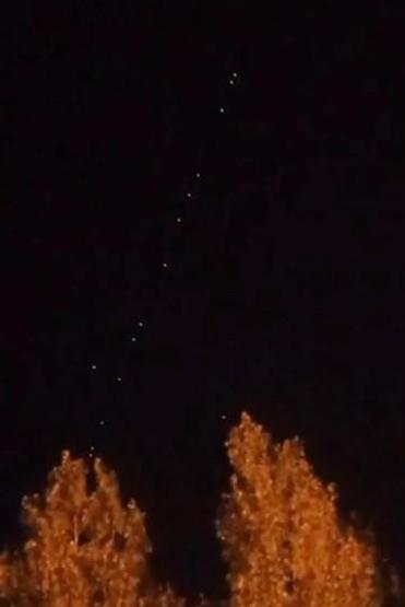 Starlink uyduları Bitlis semalarında görüntülendi