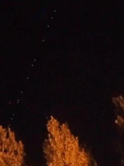 Starlink uyduları Bitlis semalarında görüntülendi