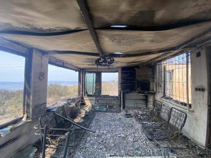 Çanakkalede orman yangını: Savaş tablosu gibiydi