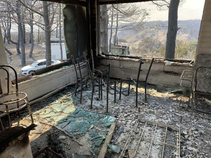 Çanakkalede orman yangını: Savaş tablosu gibiydi