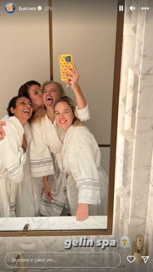 Burcu Esmersoy gelin hamamı yaptı