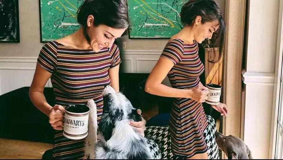 Hande Erçel ev halini paylaştı Elbisesinin fiyatı ortaya çıktı