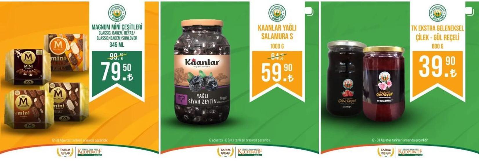 Tarım Kredi market kataloğu 30 Ağustos- 3 Eylül 2023 Tarım Kredi Kooperatifi indirimli ürünler neler