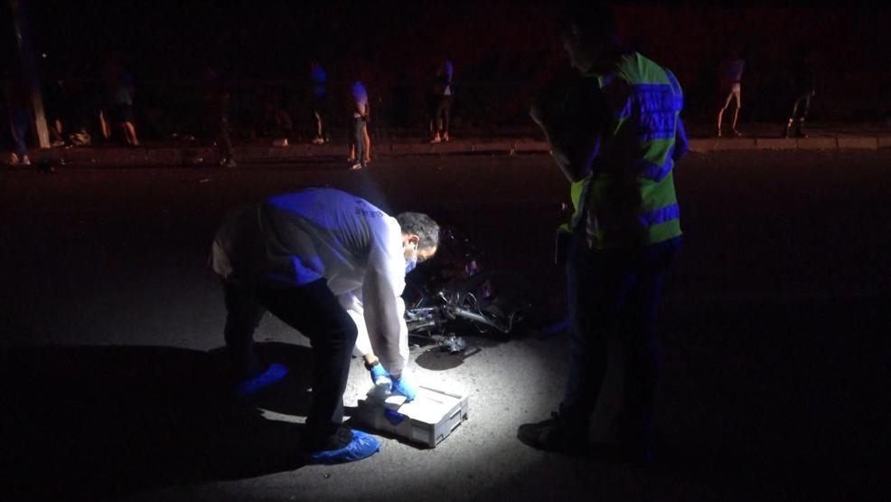 Trafiğe kapalı yolda iki motosiklet kafa kafaya çarpıştı: 2 ölü, 1 yaralı