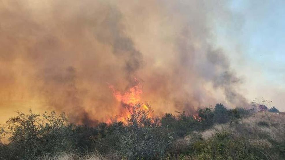 Çanakkaledeki yangın, 16 saatte kontrol altına alındı
